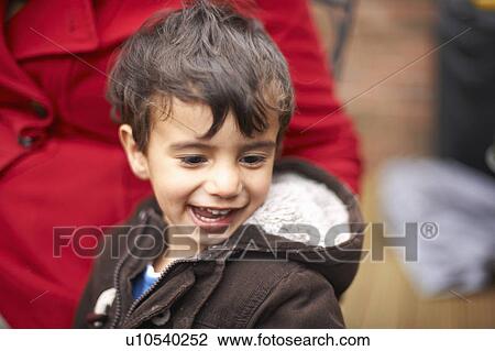 Close up of boys smiling face View Large Photo Image Stock Image - Close up of boys smiling face. Fotosearch