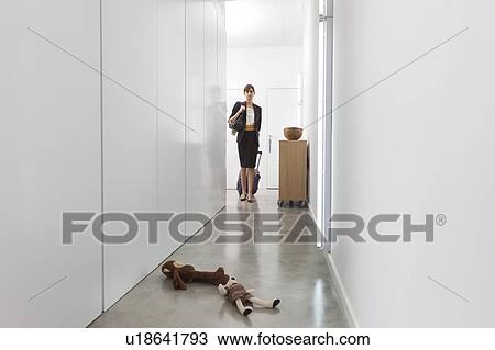 Mother leaving for business trip View Large Photo Image Stock Image - Mother leaving for business trip. Fotosearch