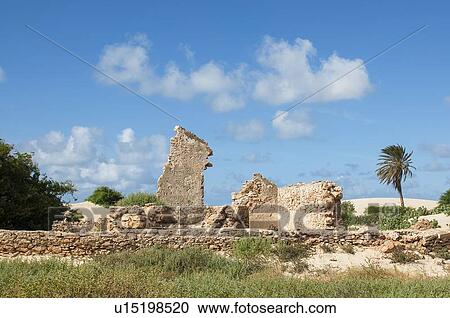 Stone ruins under blue sky View Large Photo Image Stock Image - Stone ruins under blue sky. Fotosearch