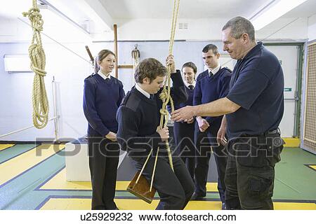 Student testing nautical knot View Large Photo Image Stock Image - Student testing nautical knot. Fotosearch