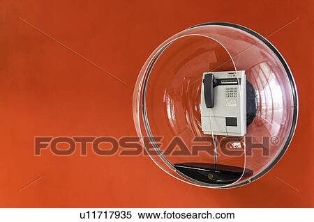 Telephone in decorative plastic bubble View Large Photo Image Stock Photography - Telephone in decorative plastic bubble. Fotosearch