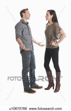 Couple having argument View Large Photo Image Stock Photograph - Couple having argument. Fotosearch