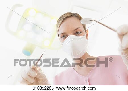 Female dentist View Large Photo Image Stock Photography - Female dentist. Fotosearch