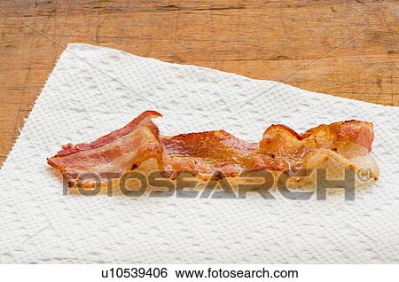 Fried bacon View Large Photo Image Stock Photograph - Fried bacon. Fotosearch