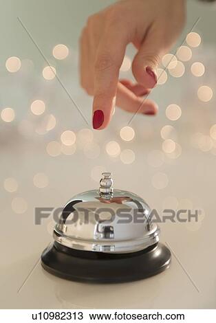 Hand and service bell View Large Photo Image Stock Image - Hand and service bell. Fotosearch