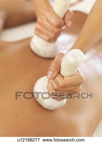 Massage in spa View Large Photo Image Stock Photo - Massage in spa. Fotosearch