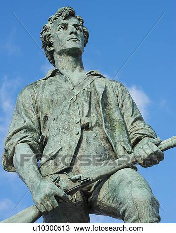Stock Image - Minutemam statue. Fotosearch