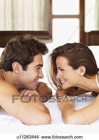 Portrait of couple, face to face View Large Photo Image Picture - Portrait of couple, face to face. Fotosearch