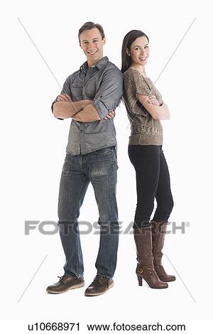Stock Image - Portrait of couple. Fotosearch