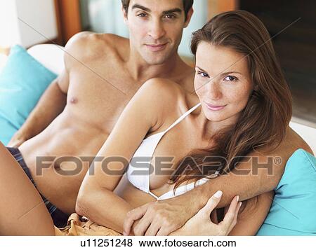 Stock Photo - Portrait of couple . Fotosearch