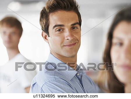 Portrait of coworkers View Large Photo Image Stock Photography - Portrait of coworkers. Fotosearch