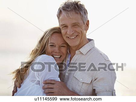 Portrait of happy mature couple View Large Photo Image Stock Photo - Portrait of happy mature couple. Fotosearch