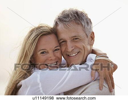 Portrait of happy mature couple View Large Photo Image Stock Photo - Portrait of happy mature couple. Fotosearch