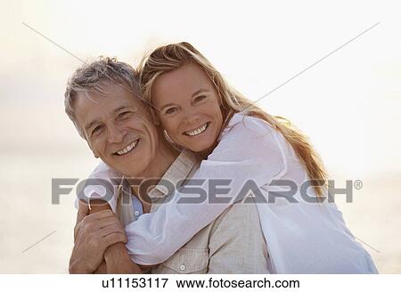 Portrait of happy mature couple View Large Photo Image Stock Photo - Portrait of happy mature couple. Fotosearch