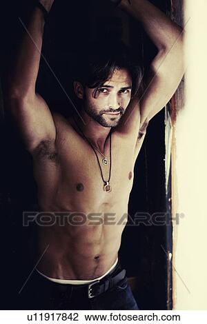 Stock Image - Portrait of man. Fotosearch