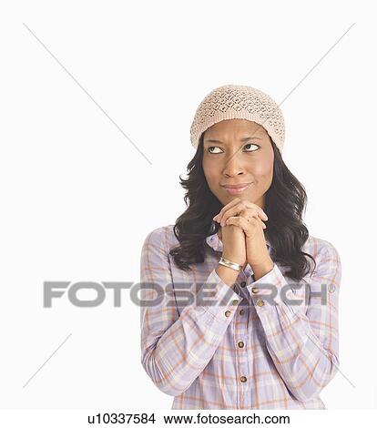 Picture - Portrait of mid adult woman. Fotosearch