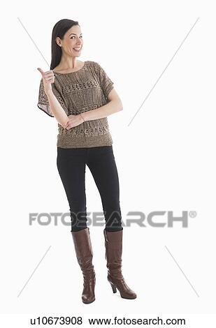 Stock Photo - Portrait of mid adult woman. Fotosearch