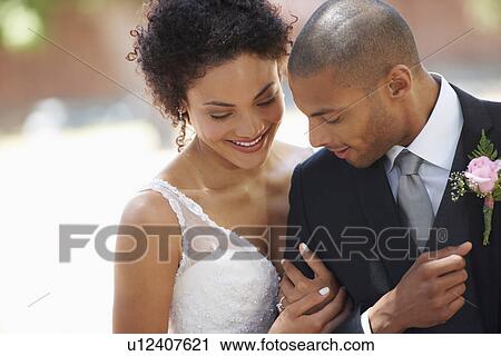 Portrait of newlywed couple View Large Photo Image Stock Image - Portrait of newlywed couple. Fotosearch