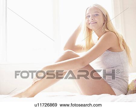 Portrait of teen (16-17) girl View Large Photo Image Stock Photo - Portrait of teen (16-17) girl. Fotosearch
