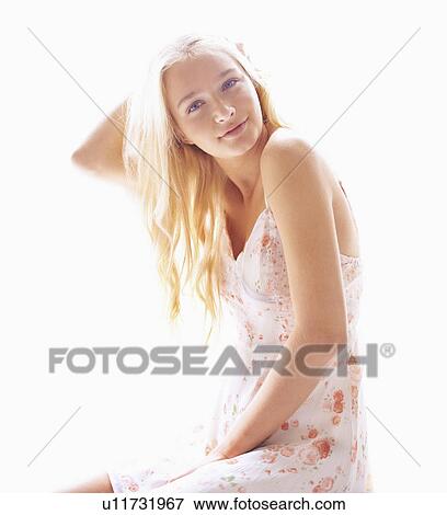 Portrait of teen (16-17) girl View Large Photo Image Stock Photo - Portrait of teen (16-17) girl. Fotosearch