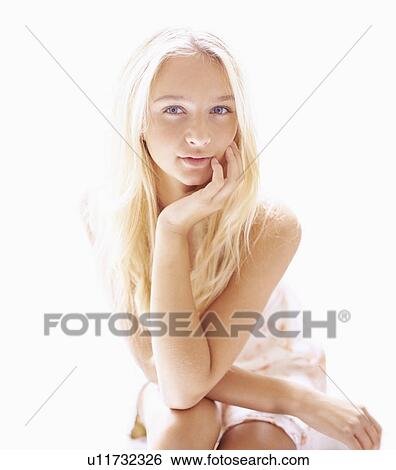 Portrait of teen (16-17) girl View Large Photo Image Stock Photograph - Portrait of teen (16-17) girl. Fotosearch