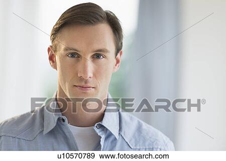 Portrait of young man View Large Photo Image Stock Photo - Portrait of young man. Fotosearch
