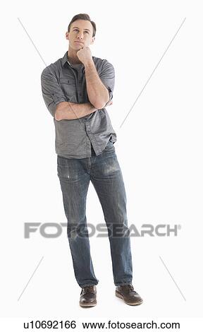 Stock Photograph - Portrait of young man. Fotosearch