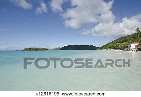 Scenic view of tropical beach View Large Photo Image Stock Photograph - Scenic view of tropical beach. Fotosearch