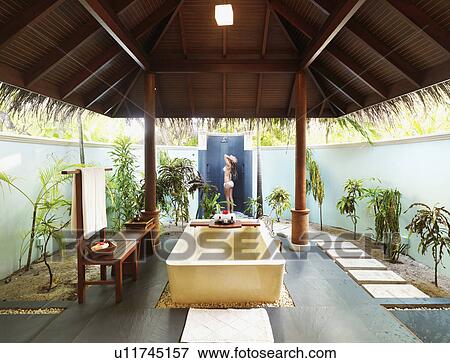 Spa bathroom View Large Photo Image Stock Photo - Spa bathroom. Fotosearch
