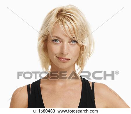 Studio portrait of attractive woman View Large Photo Image Stock Image - Studio portrait of attractive woman. Fotosearch