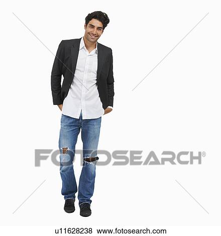 Studio portrait of stylish man View Large Photo Image Stock Photo - Studio portrait of stylish man. Fotosearch