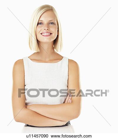 Studio portrait of young woman View Large Photo Image Stock Image - Studio portrait of young woman. Fotosearch