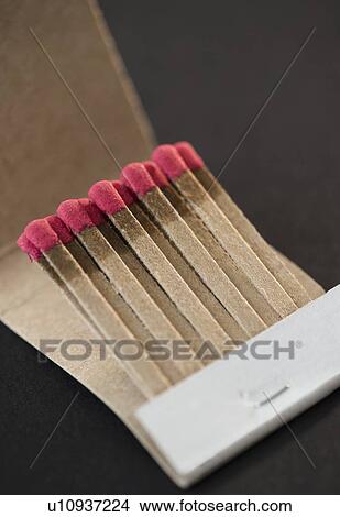 Picture - Studio shot of matchsticks in box. Fotosearch