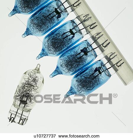 Stock Photo - Studio shot of old light bulbs. Fotosearch