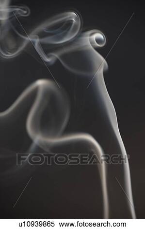 Stock Photography - Studio Shot of smoke. Fotosearch