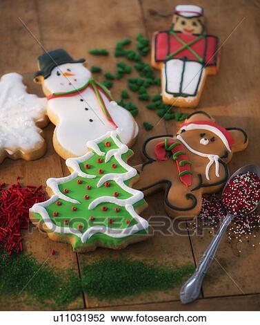 Various christmas cookies View Large Photo Image Stock Image - Various christmas cookies. Fotosearch