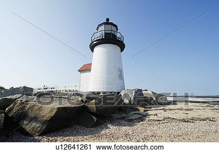 View of Brant Point lighthouse View Large Photo Image Stock Image - View of Brant Point lighthouse. Fotosearch