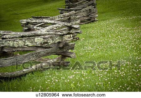 Weaverville, Old wooden fence near Zebulon Baird Vance birthplace View Large Photo Image Picture - Weaverville, Old wooden fence near Zebulon Baird Vance birthplace. Fotosearch