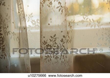 Window curtain View Large Photo Image Stock Photograph - Window curtain. Fotosearch