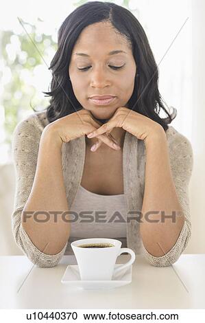 Woman drinking coffee View Large Photo Image Stock Image - Woman drinking coffee. Fotosearch