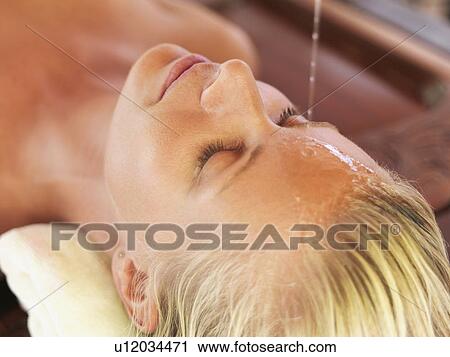 Woman relaxing in spa View Large Photo Image Stock Image - Woman relaxing in spa. Fotosearch