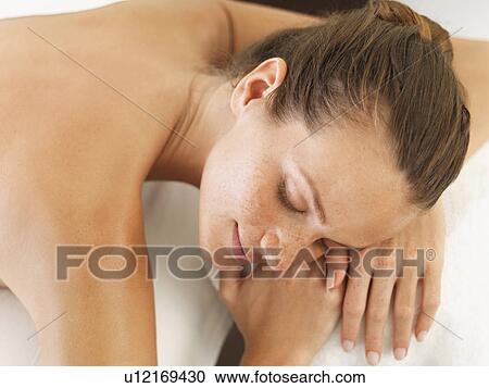 Woman relaxing in spa View Large Photo Image Stock Image - Woman relaxing in spa. Fotosearch