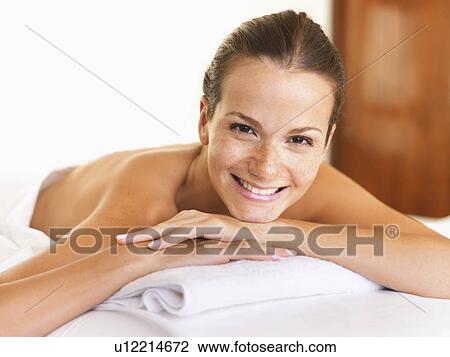 Woman relaxing in spa View Large Photo Image Stock Image - Woman relaxing in spa. Fotosearch