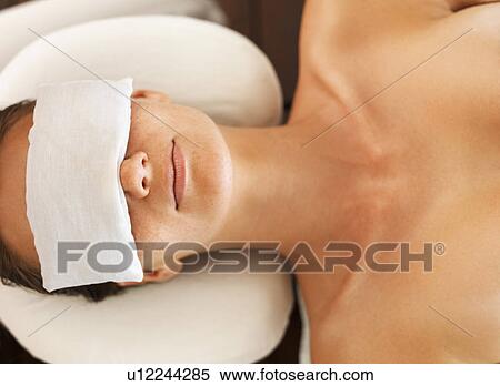 Woman relaxing in spa View Large Photo Image Stock Photography - Woman relaxing in spa. Fotosearch