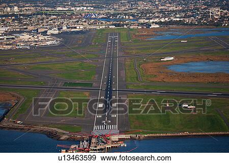 Aerials of Boston Logan International Airport View Large Photo Image Stock Photo - Aerials of Boston Logan International Airport. Fotosearch