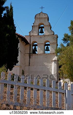 Bell tower of Mission San Juan Bautista View Large Photo Image Stock Photography - Bell tower of Mission San Juan Bautista. Fotosearch