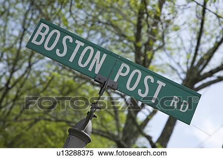 Boston Post Road View Large Photo Image Stock Photography - Boston Post Road. Fotosearch
