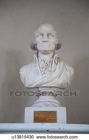 Stock Image - Bust of Geore Washington . Fotosearch