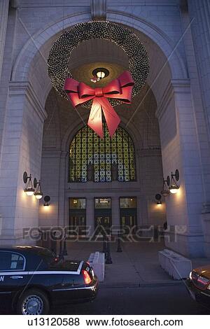 Christmas Lights at Union Station, Washington, D. C. View Large Photo Image Stock Photo - Christmas Lights at Union Station, Washington, D. C.. Fotosearch
