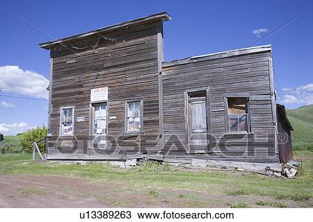 Deserted western town front View Large Photo Image Stock Image - Deserted western town front. Fotosearch